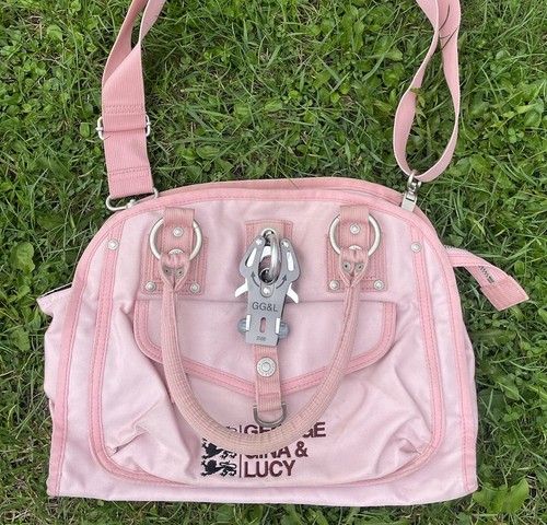 Borsa mano rosa ggl vintage - rosa,
